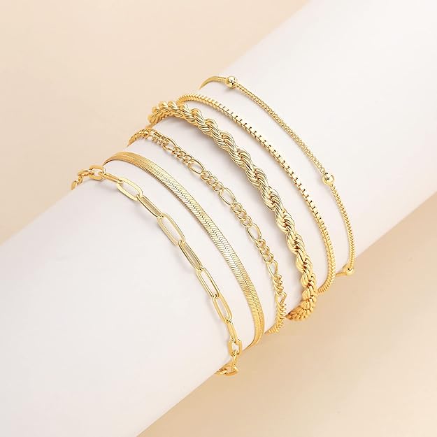 Isabella Vernetta armbandenset | Witgoud