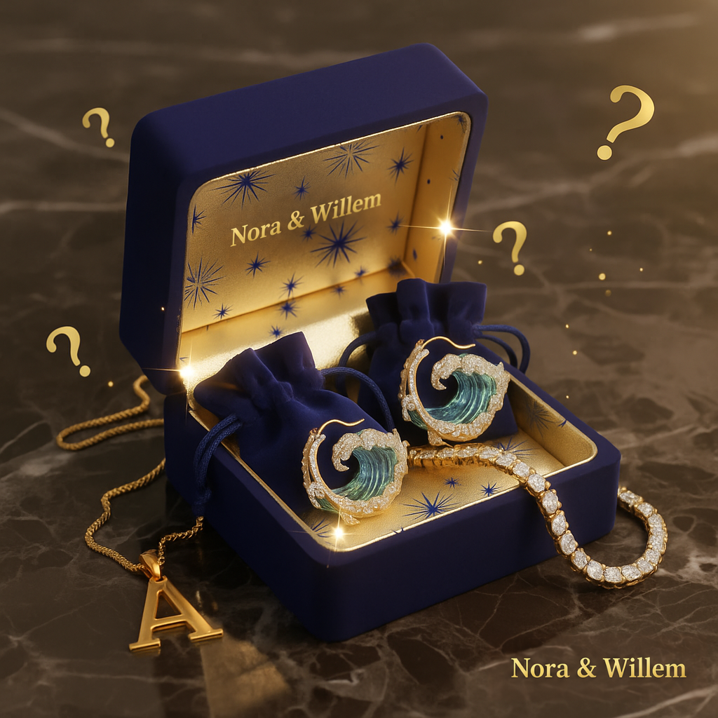 Nora & Willem verrassingsdoos | 3 sieraden