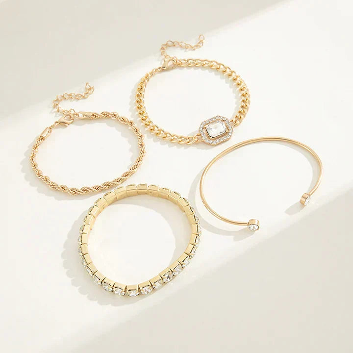 Domitia Calvina armbandenset | Goud