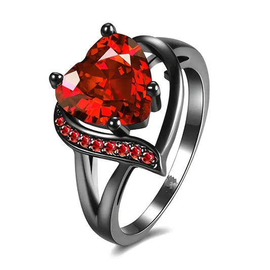 Calindra Rosethorne ring | Zwarte afwerking