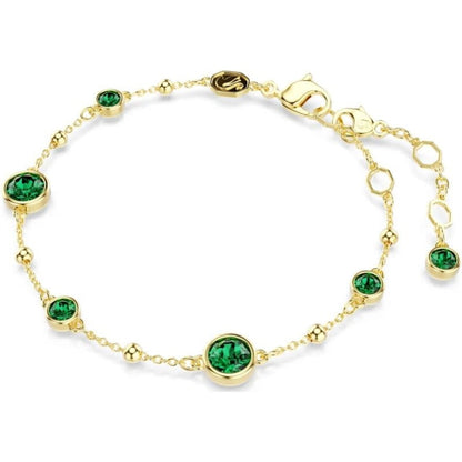 Fijne armband met smaragd | Goud