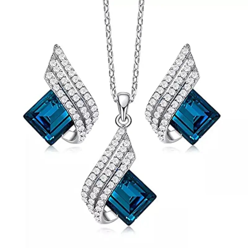 Brienne Solazure sieradenset | Witgoud