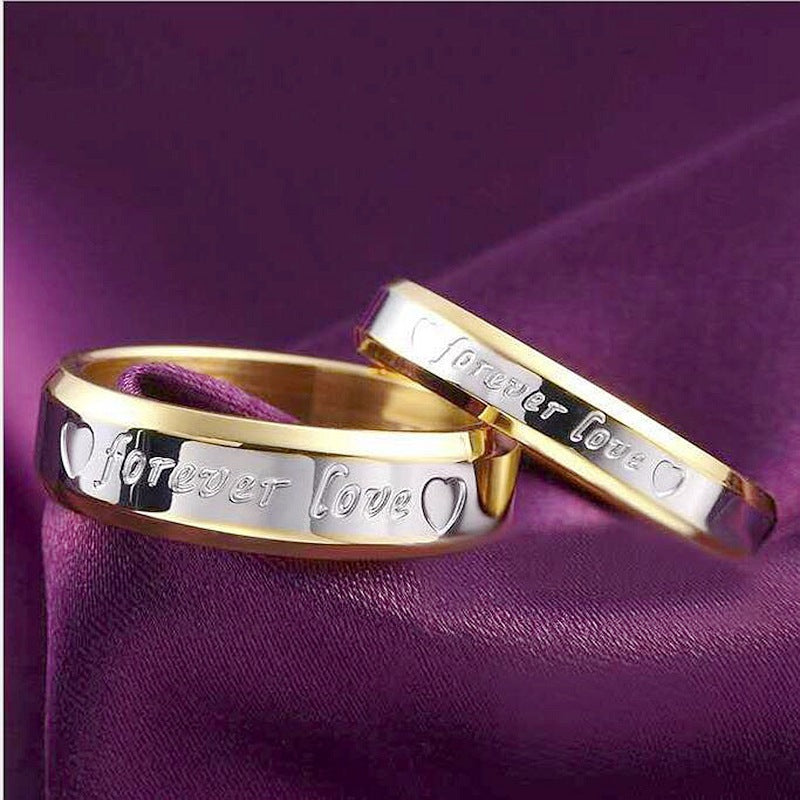 Voor altijd liefde-ring voor koppels | Goud