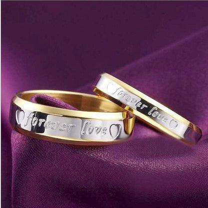 Voor altijd liefde-ring voor koppels | Goud