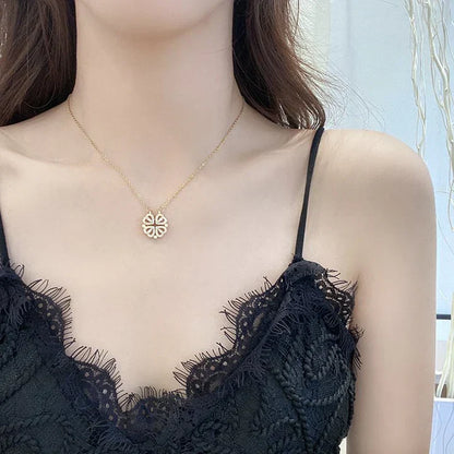 Amora Quadrifolia ketting | Goud