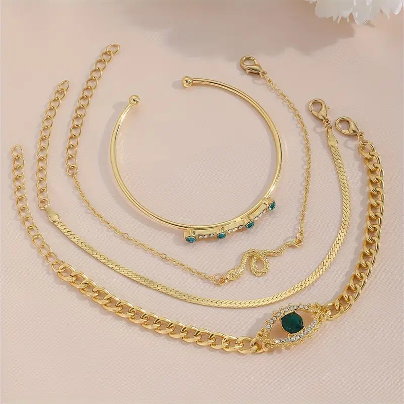 Serpina Veyra armbandenset | Goud