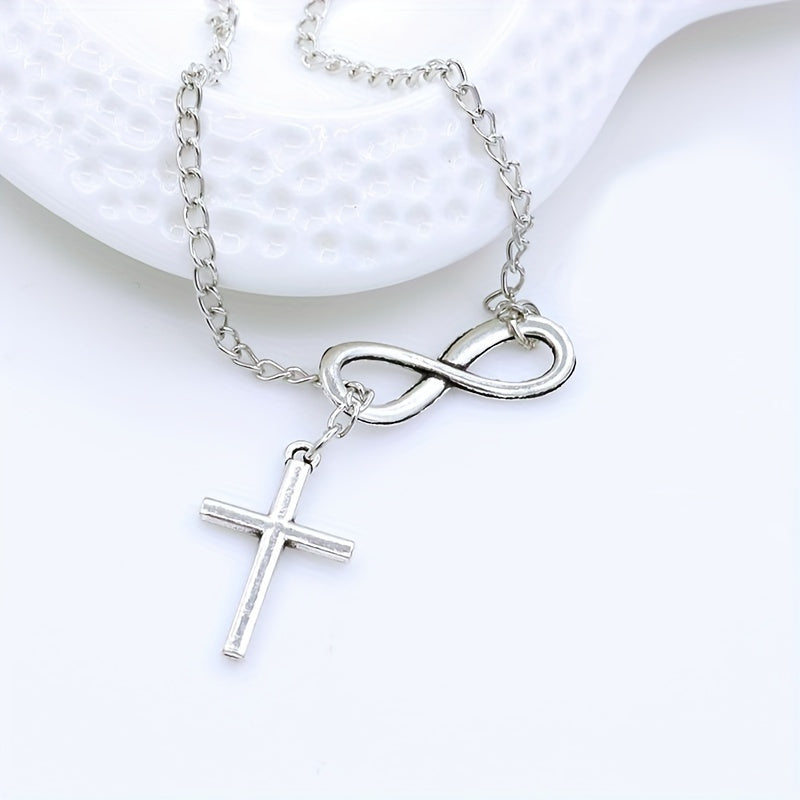 Eeuwigheid-ketting met kruishanger | Goud