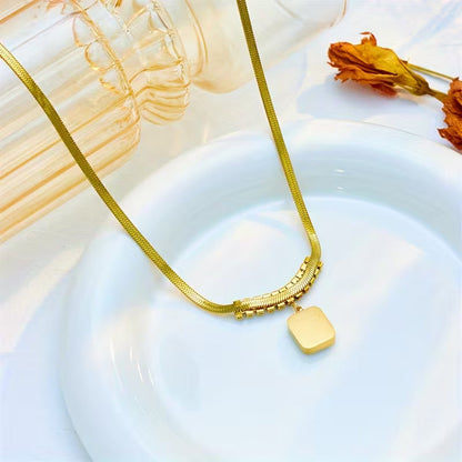Regalia prismaketting met smaragd | Goud