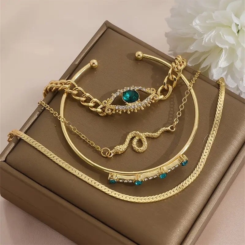 Serpina Veyra armbandenset | Goud
