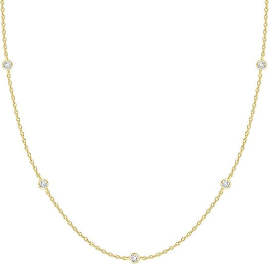 Vallende ster-ketting | Goud