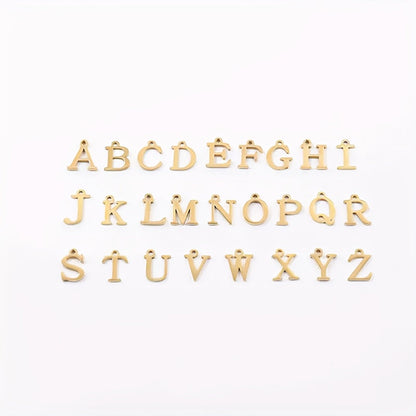 Armband met initiaal en kruis | Goud