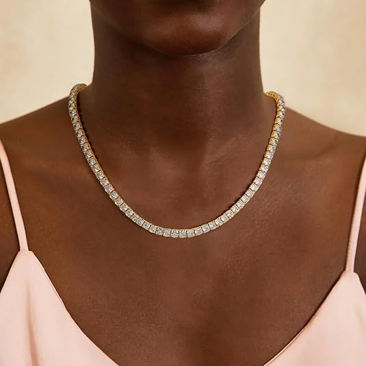 Tennisketting | Goud