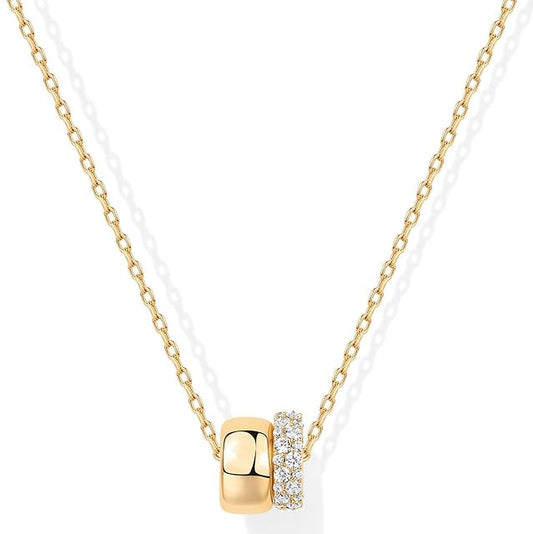 Lumi dubbele ketting | Goud