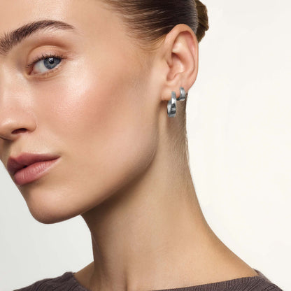 Gia oorringen | Witgoud