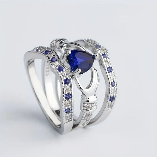 Eternal Lux Azura ringenset | Witgoud
