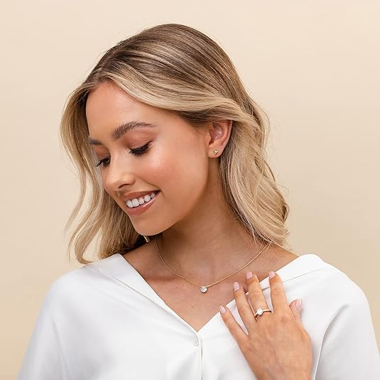 Aurora kristalketting | Goud