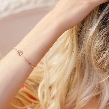 Liefdesknoop-armband met oneindigheidssymbool | Goud