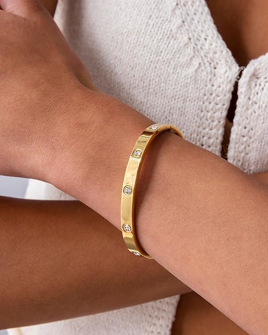 Halo armband met bolletjes | Goud