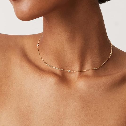 Vallende ster-ketting | Goud