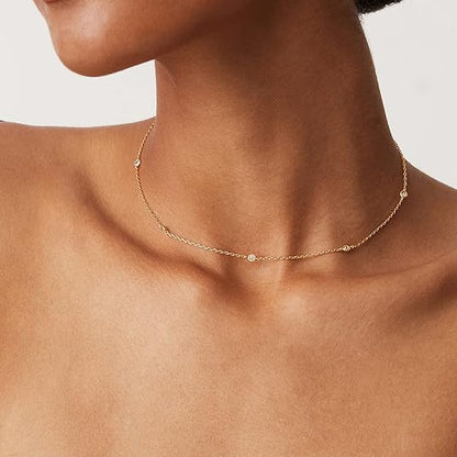 Vallende ster-ketting | Goud