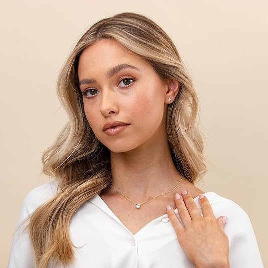 Aurora kristalketting | Goud