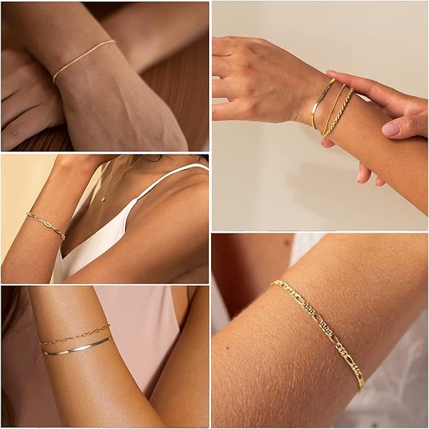 Isabella Vernetta armbandenset | Goud