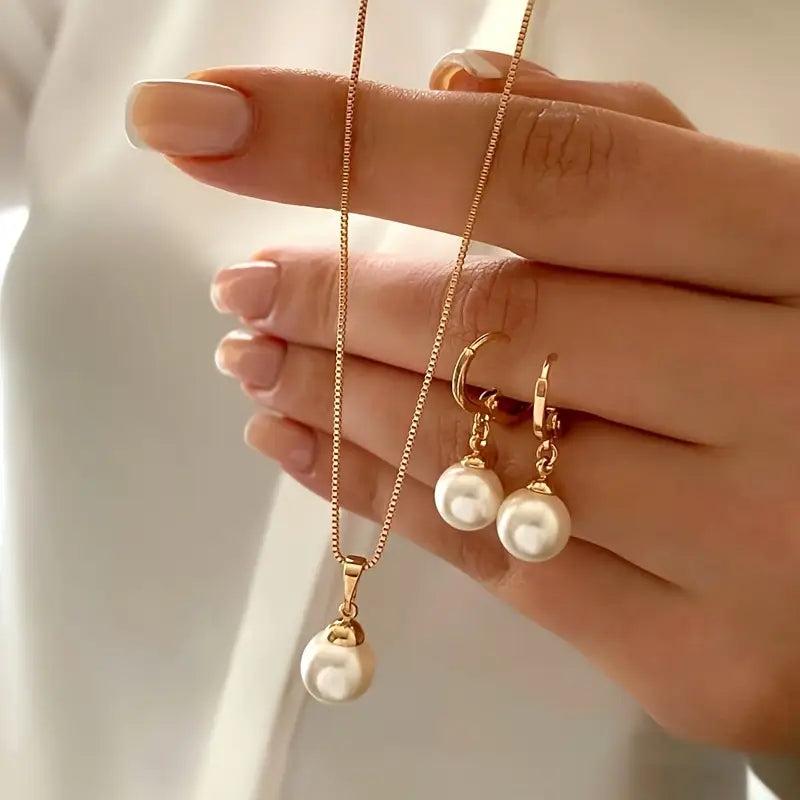 Golden Grace parelsieradenset | Goud