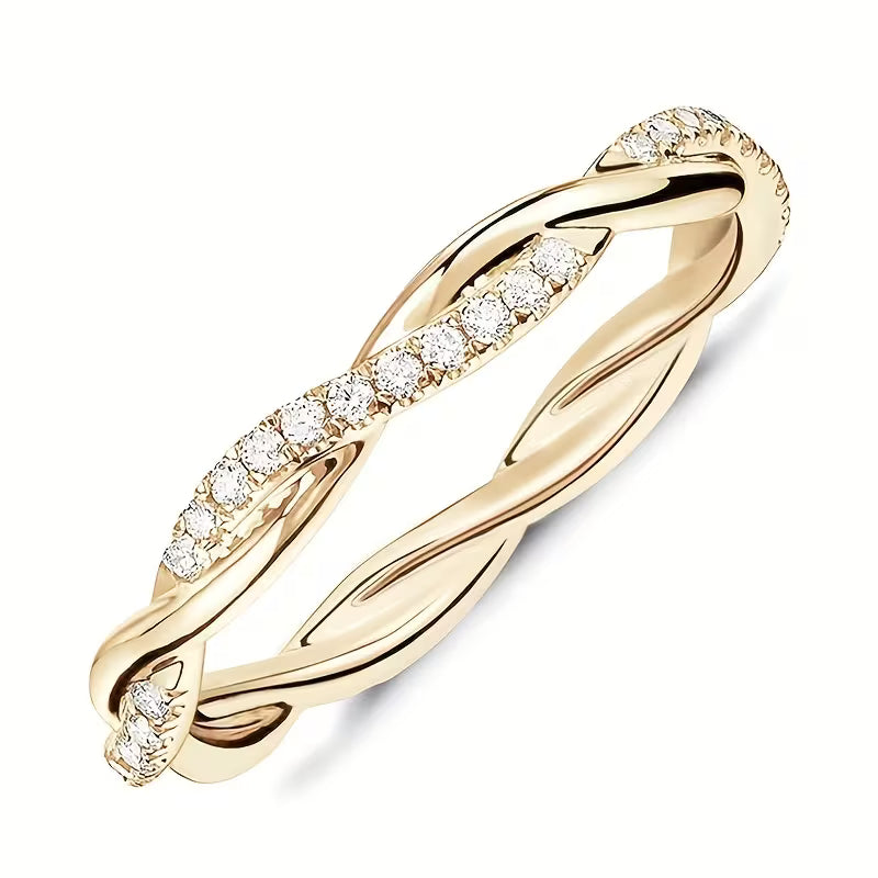 Ring met twee stijlen | Goud