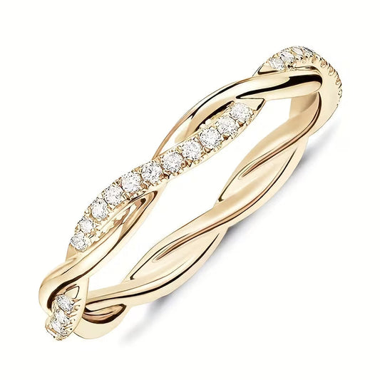 Ring met twee stijlen | Goud