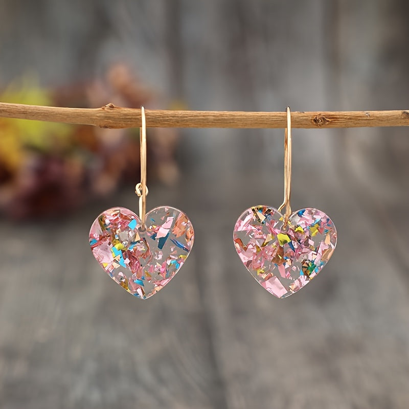 Sugarplum hangoorbellen met hartjes | Goud