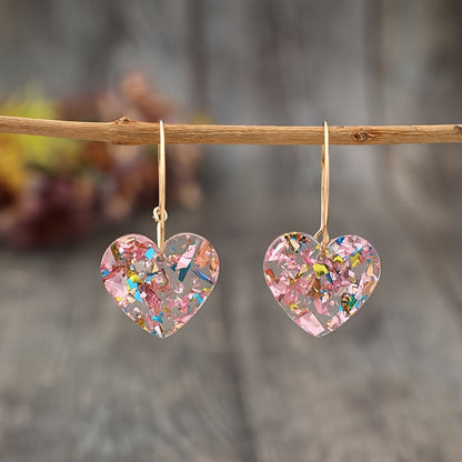 Sugarplum hangoorbellen met hartjes | Goud