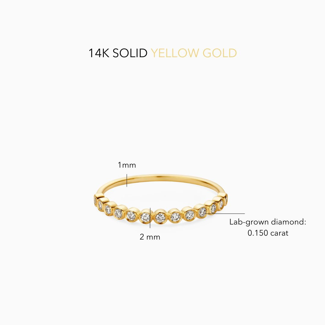 Bolletjesring | Goud