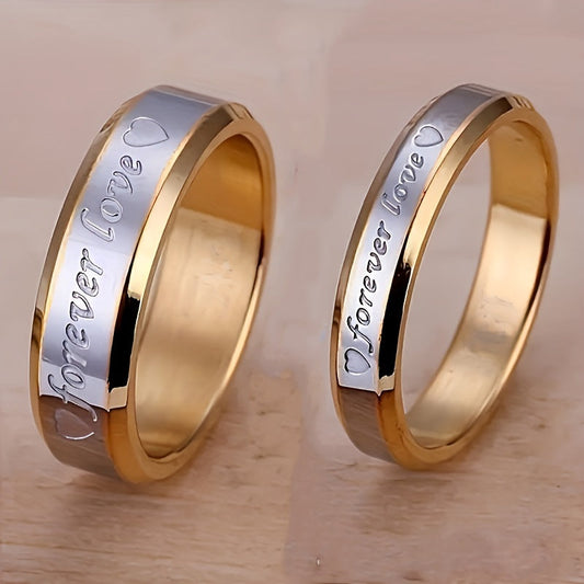 Voor altijd liefde-ring voor koppels | Goud