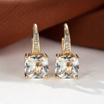 Mystic oorringen met stenen | Goud