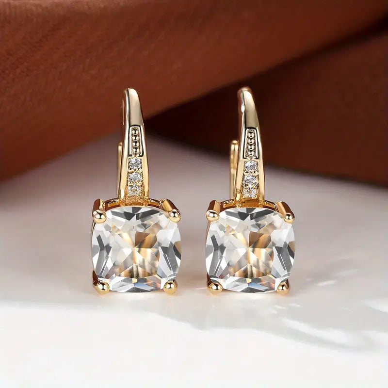 Mystic oorringen met stenen | Goud