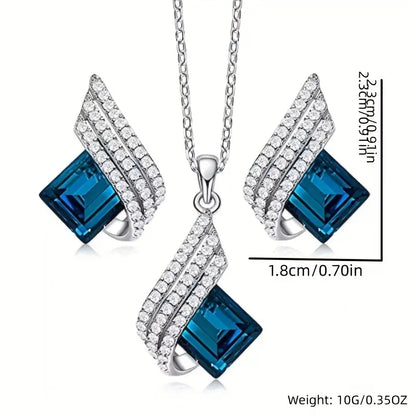 Brienne Solazure sieradenset | Witgoud