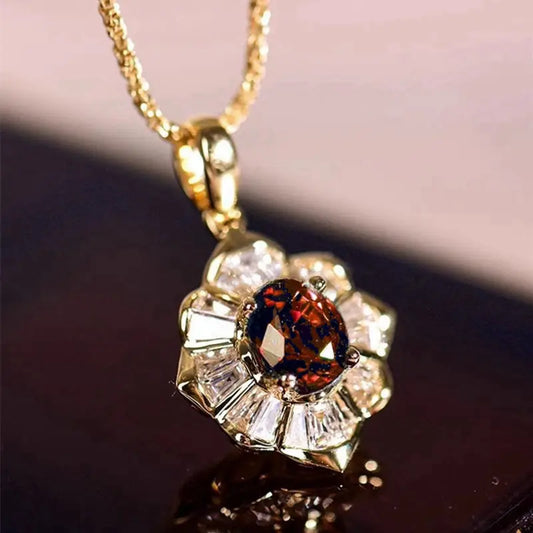 Kavella Solcrimson ketting | Goud