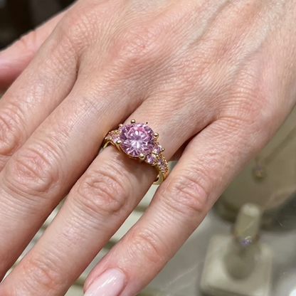 Celia Rosette ring | Goud