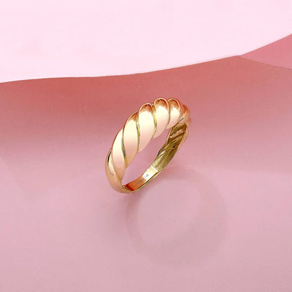 Croissant ring | Goud