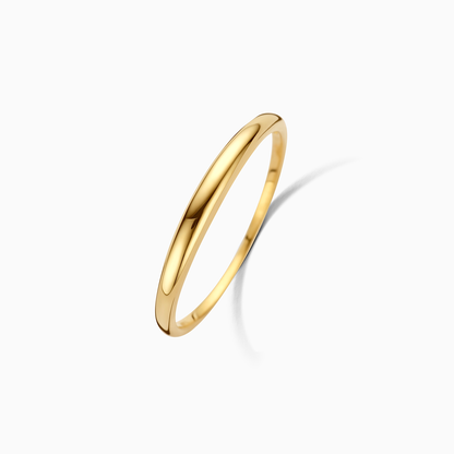 Smalle bolle ring | Goud