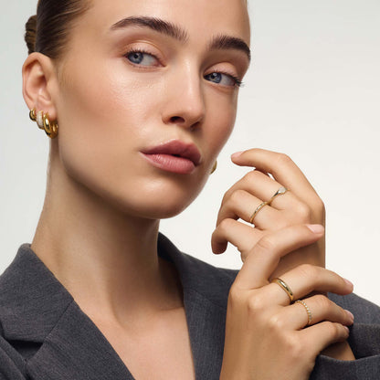 Bolletjesring | Goud