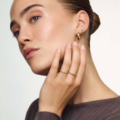 Smalle bolle ring | Goud