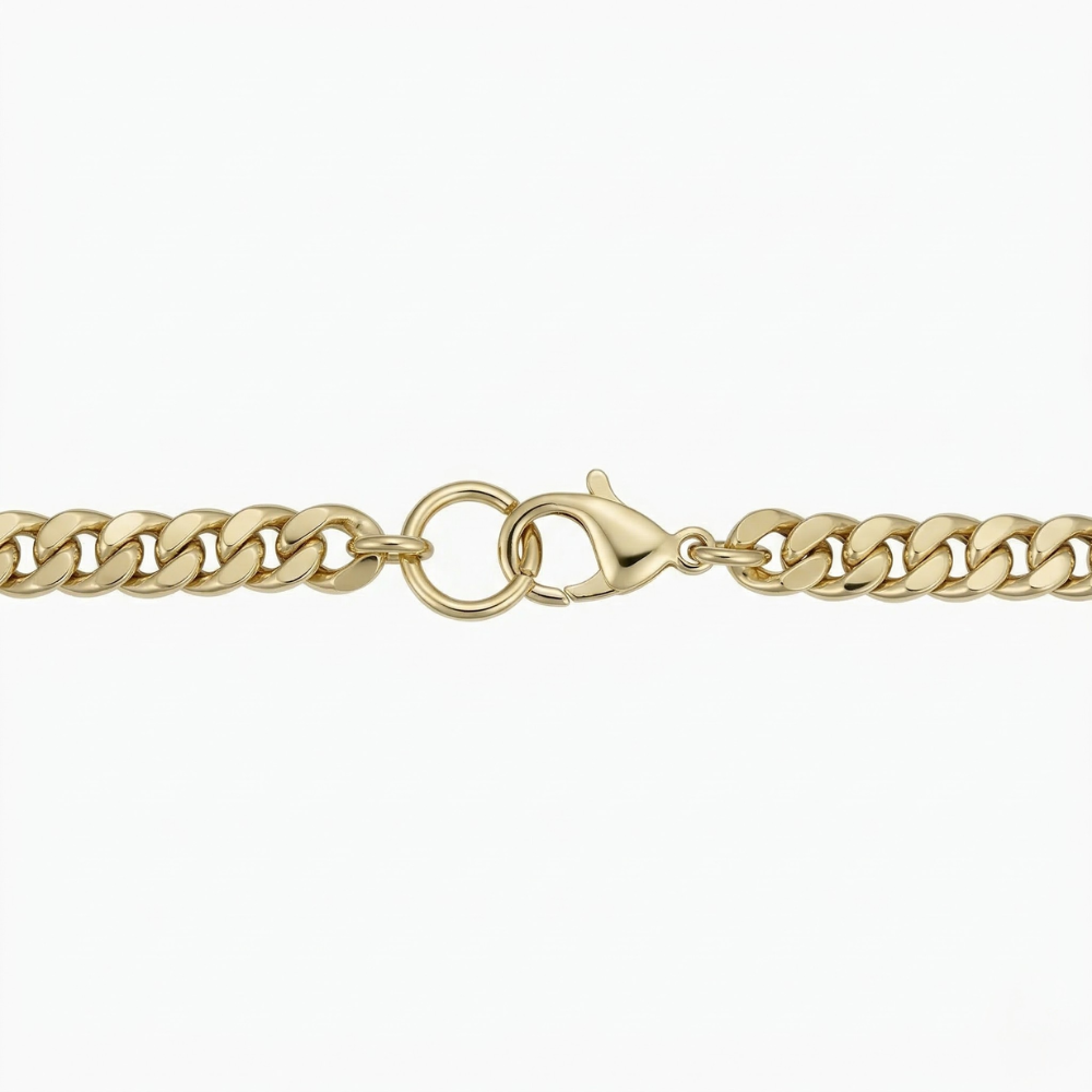 Estate armband met Cubaanse schakels | Goud