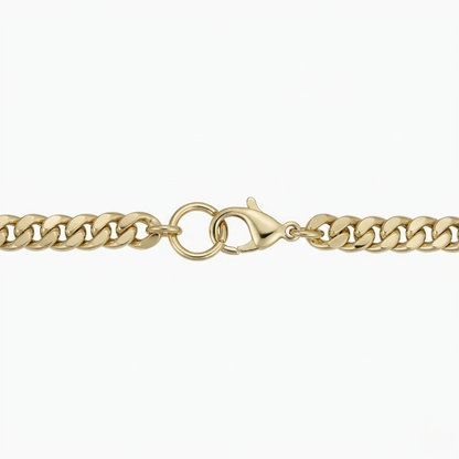 Estate armband met Cubaanse schakels | Goud