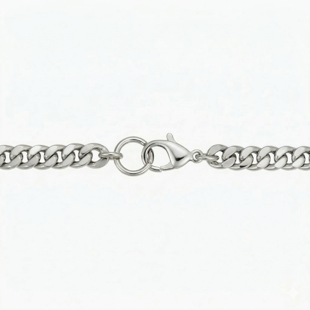 Estate armband met Cubaanse schakels | Witgoud