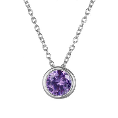 Lunaria Gemmara geboortesteenketting | Witgoud