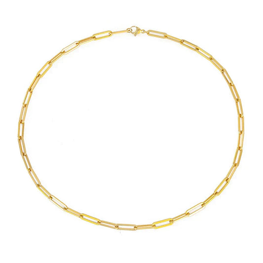 Archen elegante schakelketting | Goud