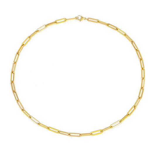 Archen elegante schakelketting | Goud