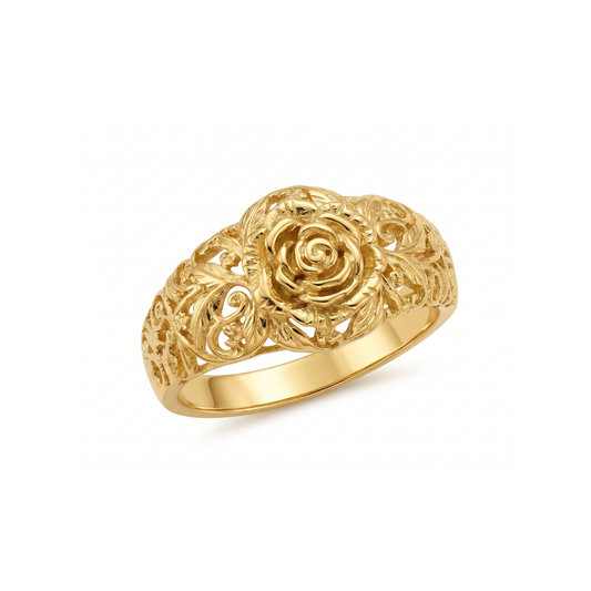Gouden bloesemring | Goud