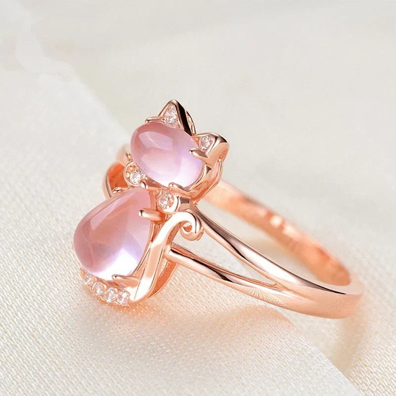 Kattenring in roségoud | Roségoud